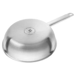 Poêle 20 cm, Inox 18/10, Noir argenté