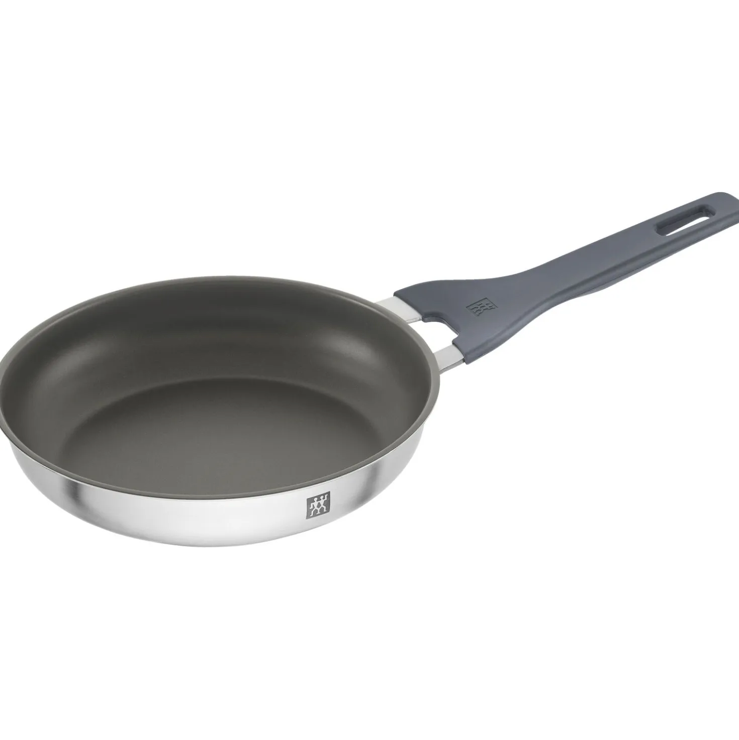 Poêle, 20 cm, Inox 18/10, Revêtement antiadhésif en céramique