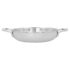 Poêle avec 2 poignées 20 cm, Inox 18/10, Argent