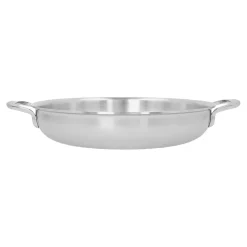Poêle avec 2 poignées 28 cm, Inox 18/10, Argent
