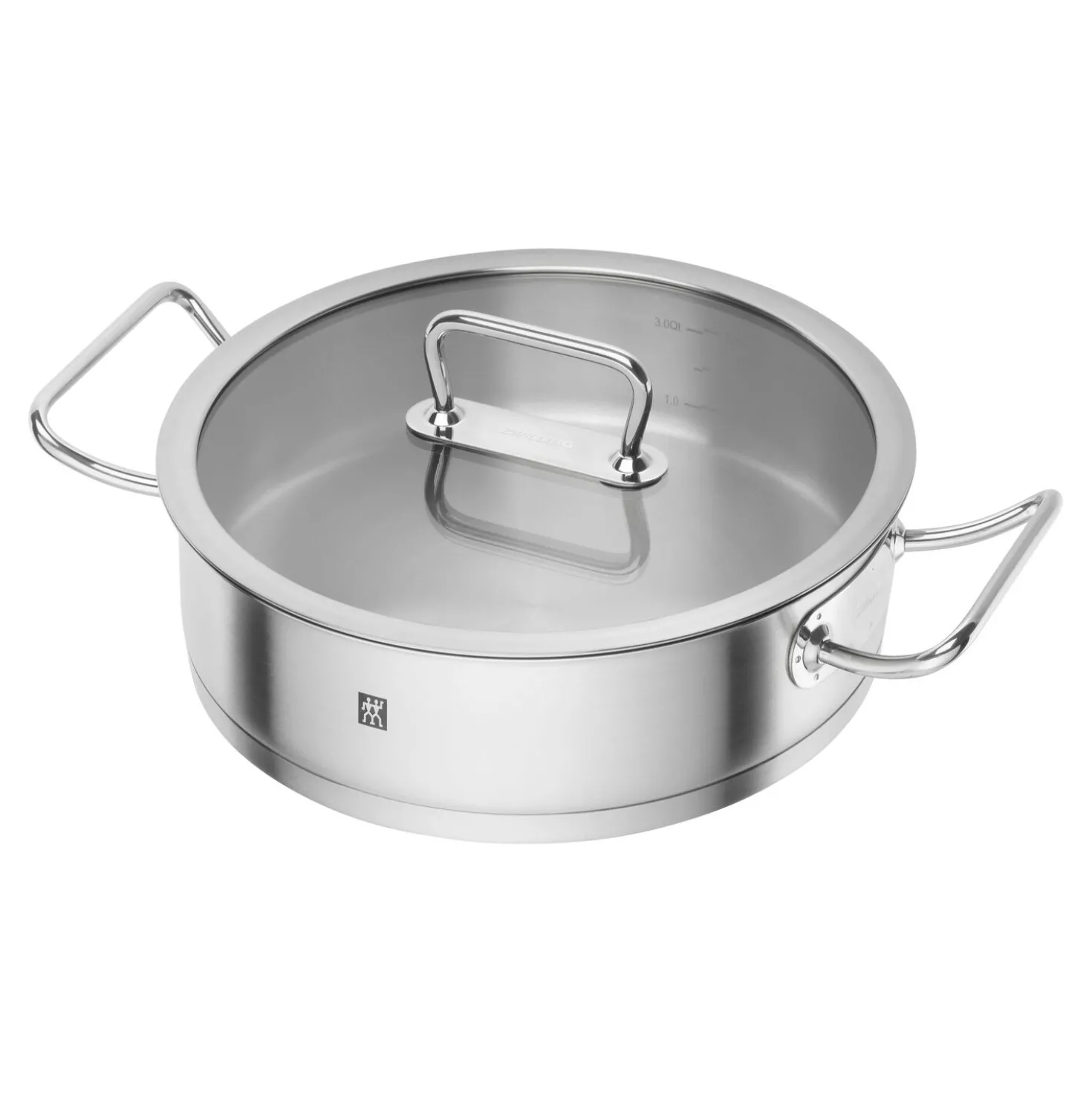 Poêle de service 28 cm, Inox 18/10