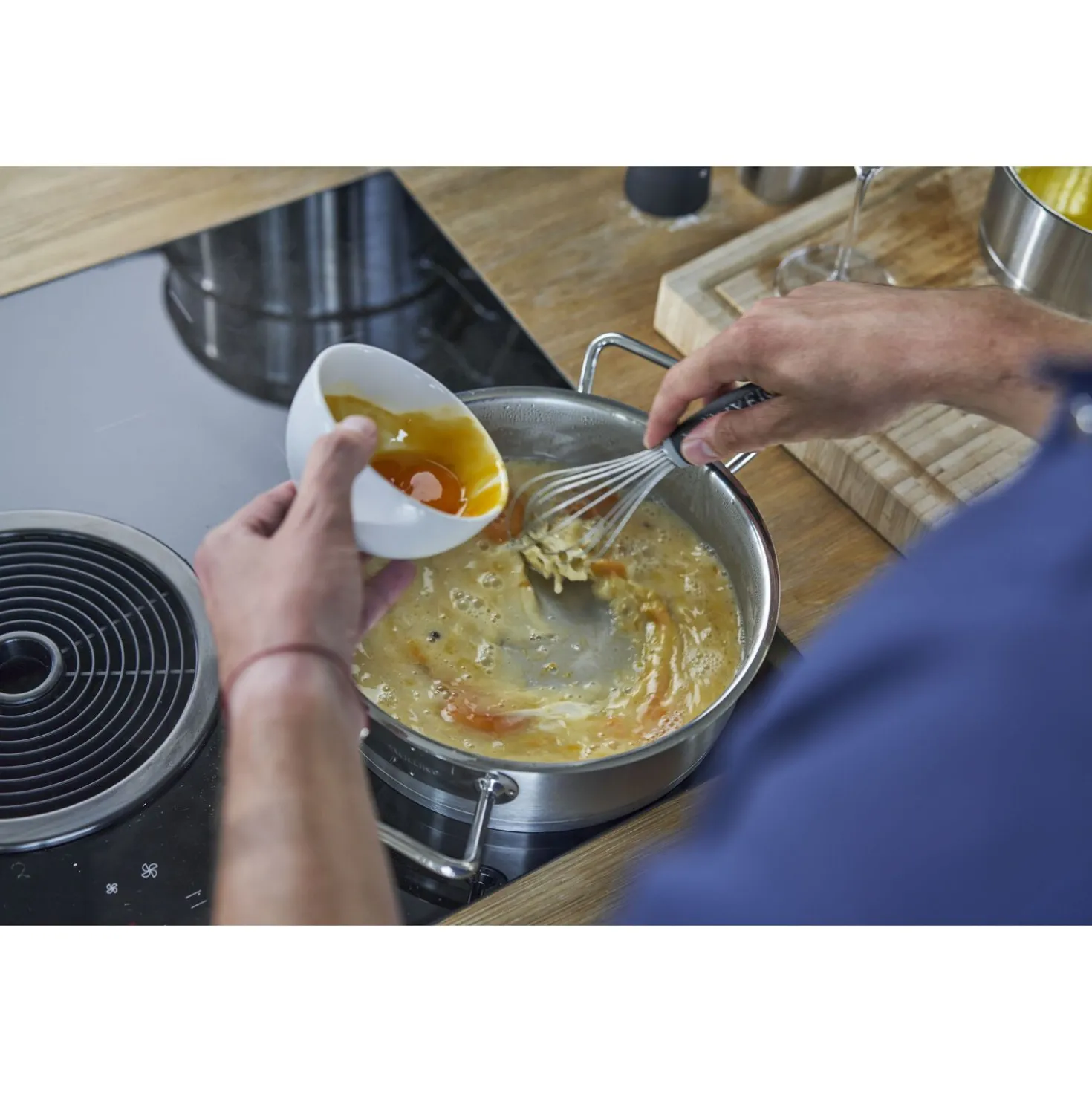 Poêle de service 28 cm, Inox 18/10