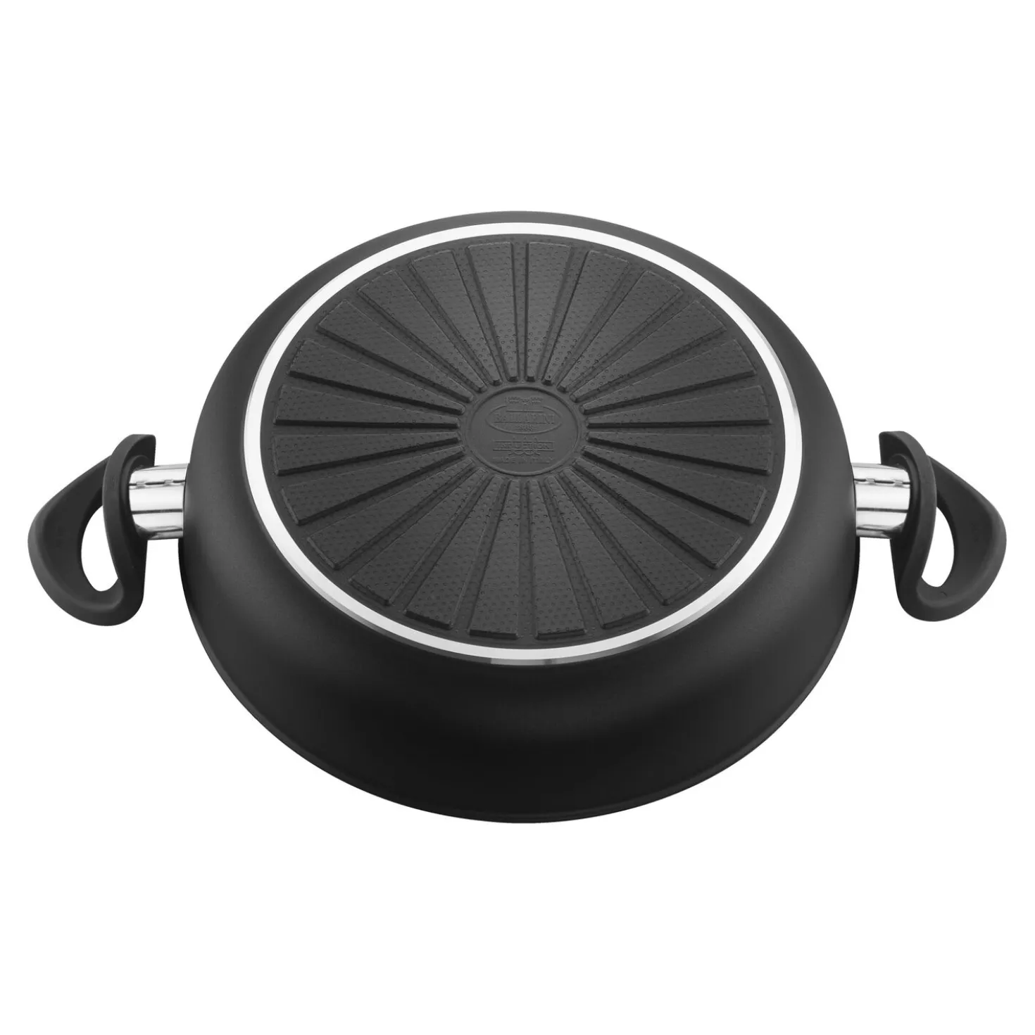 Poêle de service avec couvercle, 28 cm, Aluminium, Revêtement antiadhésif en céramique