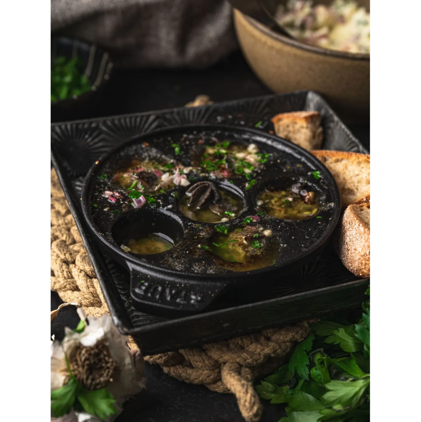Poêlon à escargots 14 cm