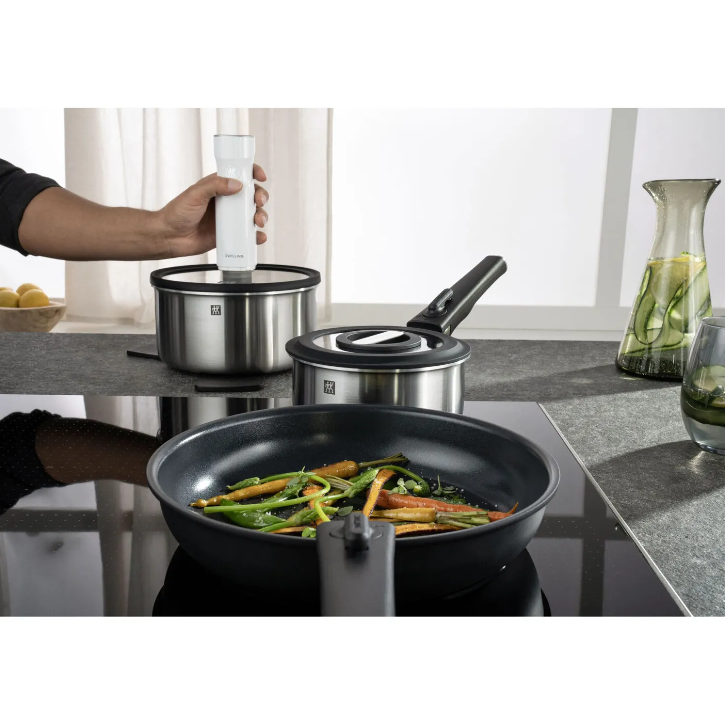 Pompe sous vide, Blanc