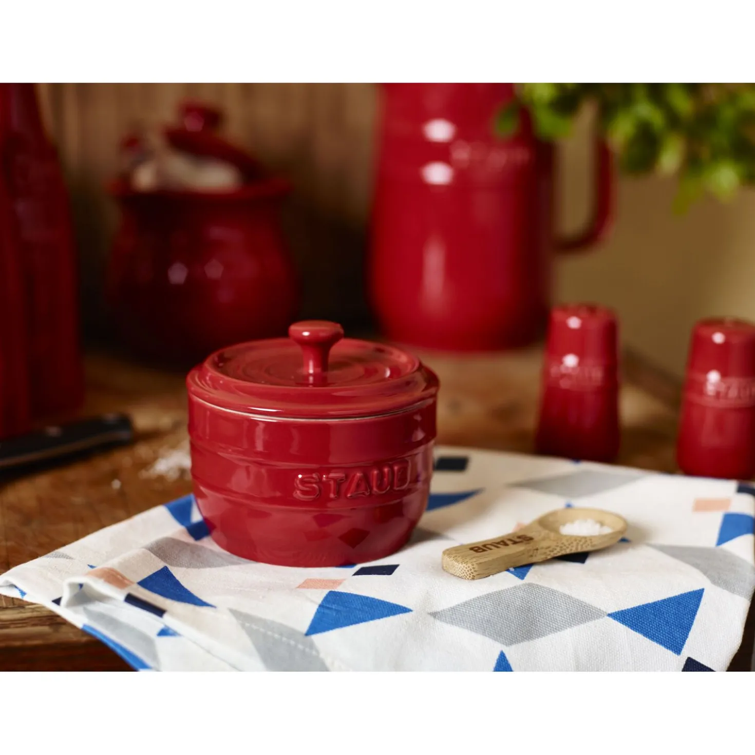 Pot à sel Cerise, Céramique