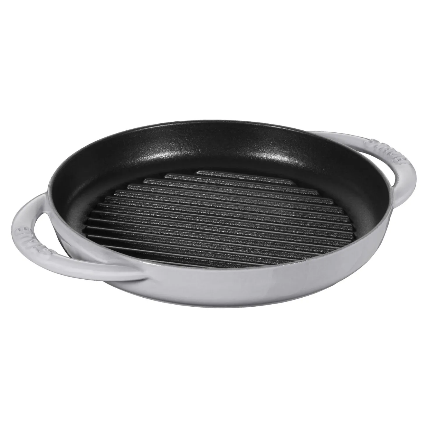 Pure Gril 23 cm, Rond(e), Gris graphite, Fonte