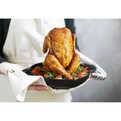 Roaster 24 cm, Fonte, Noir mat