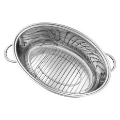 Roaster 41 cm, Inox 18/10, Argent