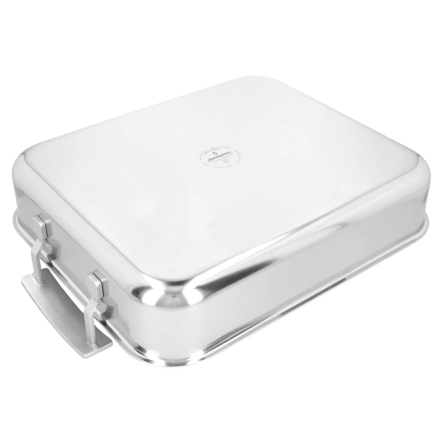 Roaster avec grille 39 x 33 cm, Inox 18/10, Argent