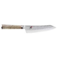 Rocking Santoku 18 cm, Brun, Tranchant lisse