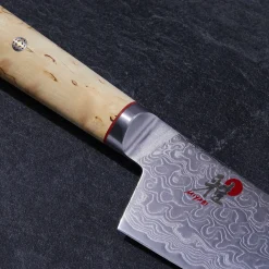 Rocking Santoku 18 cm, Brun, Tranchant lisse
