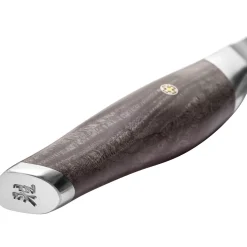 Santoku 18 cm, Noir brun, Tranchant lisse