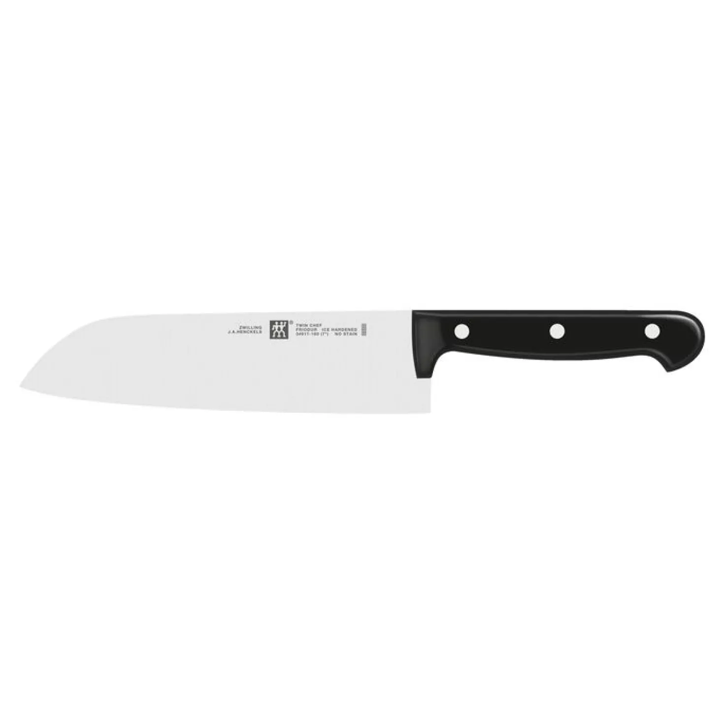 Santoku 18 cm, Tranchant lisse