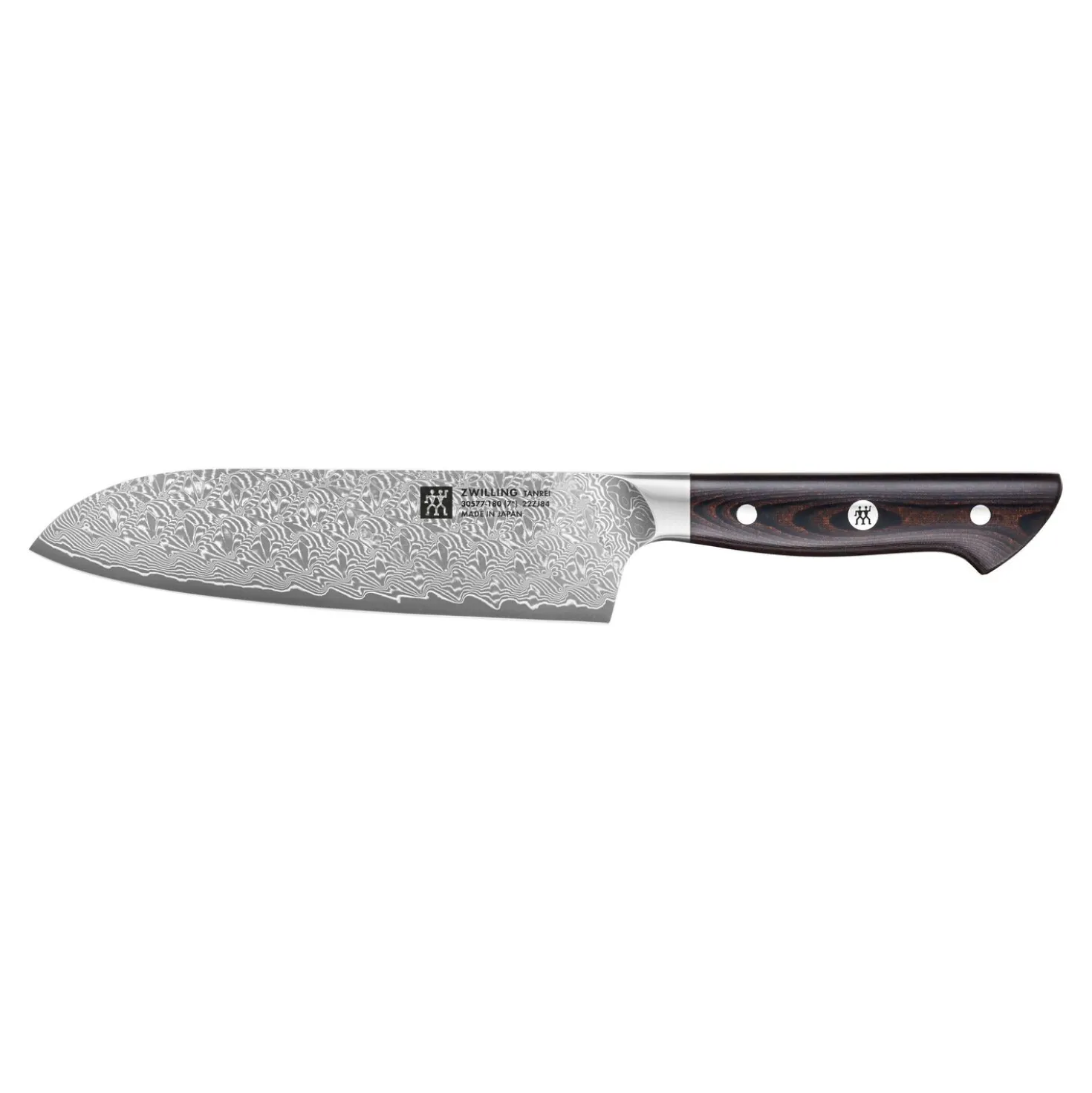 Santoku 18 cm, Tranchant lisse