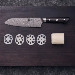 Santoku 18 cm, Tranchant lisse
