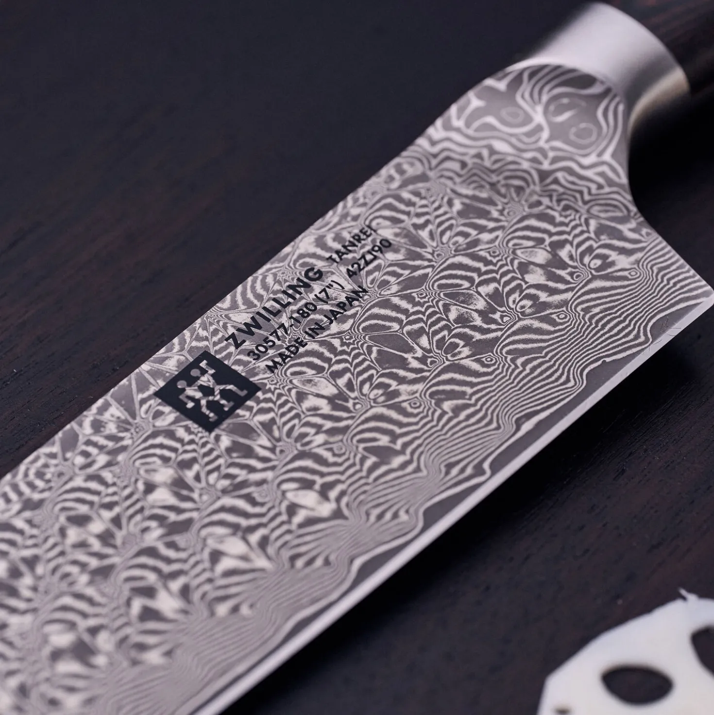 Santoku 18 cm, Tranchant lisse