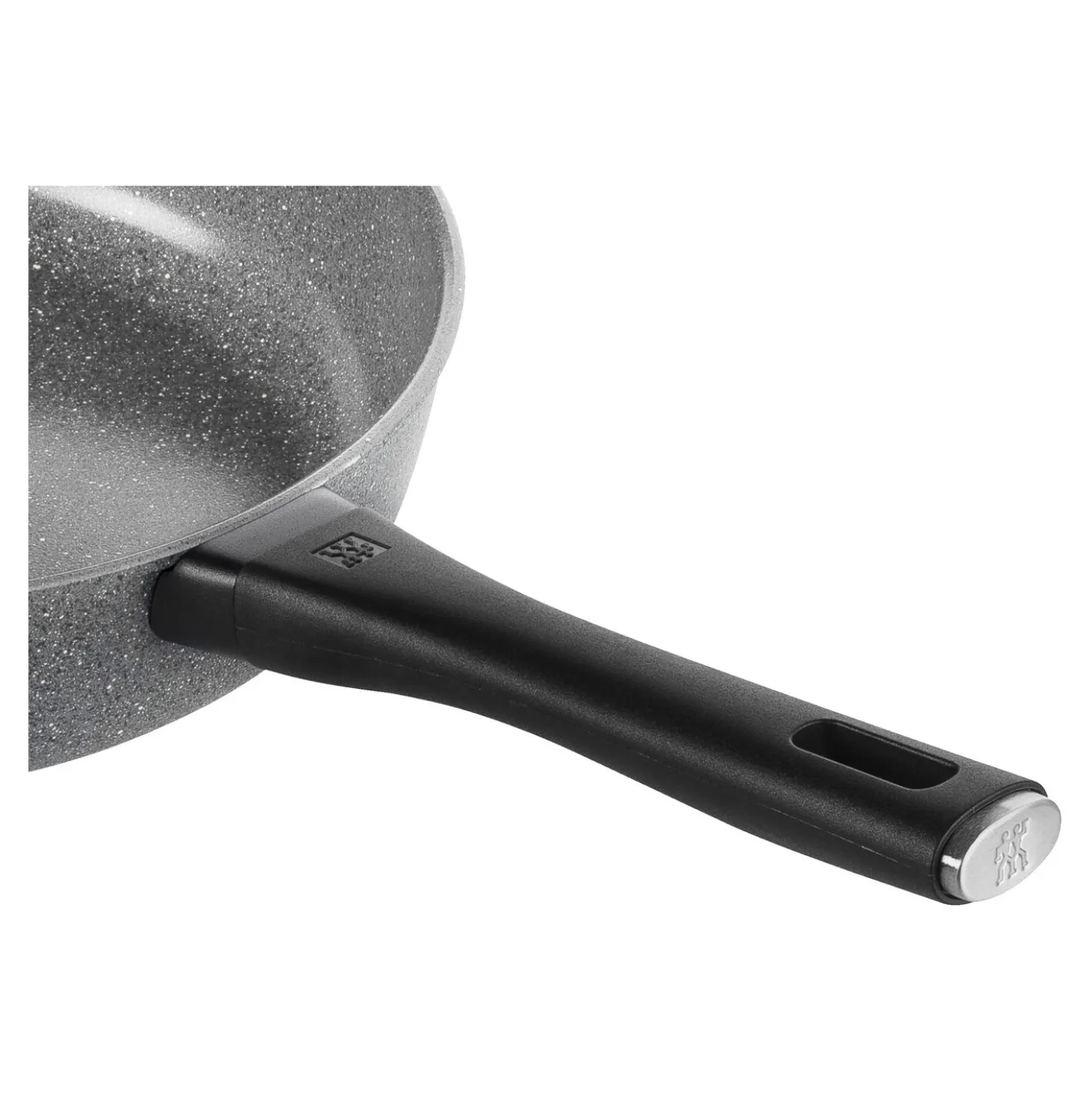 Sauteuse avec couvercle en verre, 28 cm, Aluminium, Revêtement antiadhésif en céramique renforcée en titane