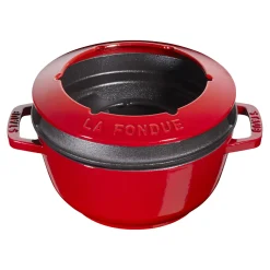 Service à fondue 18 cm, Cerise