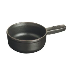 Service à fondue 12 cm, Noir mat