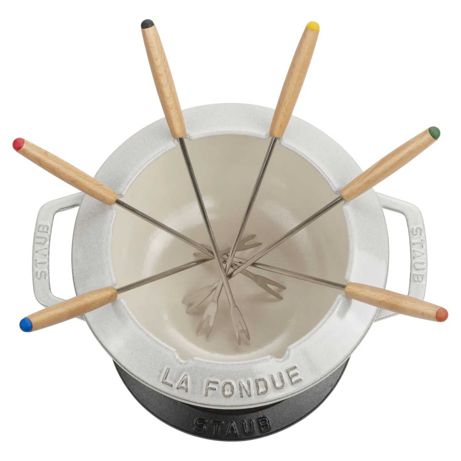 Service à fondue montagne 20 cm, Truffe blanche