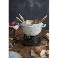 Service à fondue montagne 20 cm, Truffe blanche
