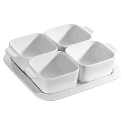 Service à hors-d'&oelig;uvre 5-pcs