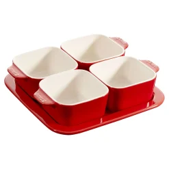 Service à hors-d'&oelig;uvre 5-pcs