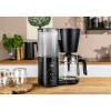 Set autour du café, 5-pcs. /200/400 ml/ 1.5 l, noir mat, Verre / Plastique