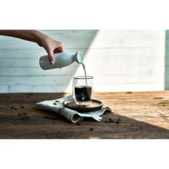 Set autour du café, 5-pcs. /200/400 ml/ 1.5 l, noir mat, Verre / Plastique