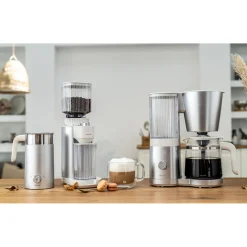 Set autour du café, 4pcs, argent