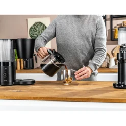 Set cafetière & broyeur, 2-pcs, noir