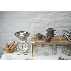Set cocottes 4-pcs, Rond(e), Gris antique, Céramique