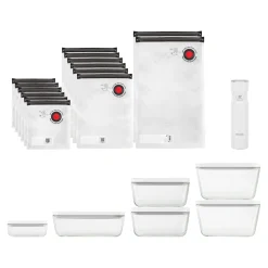 Set complet sous vide exclusif, verre