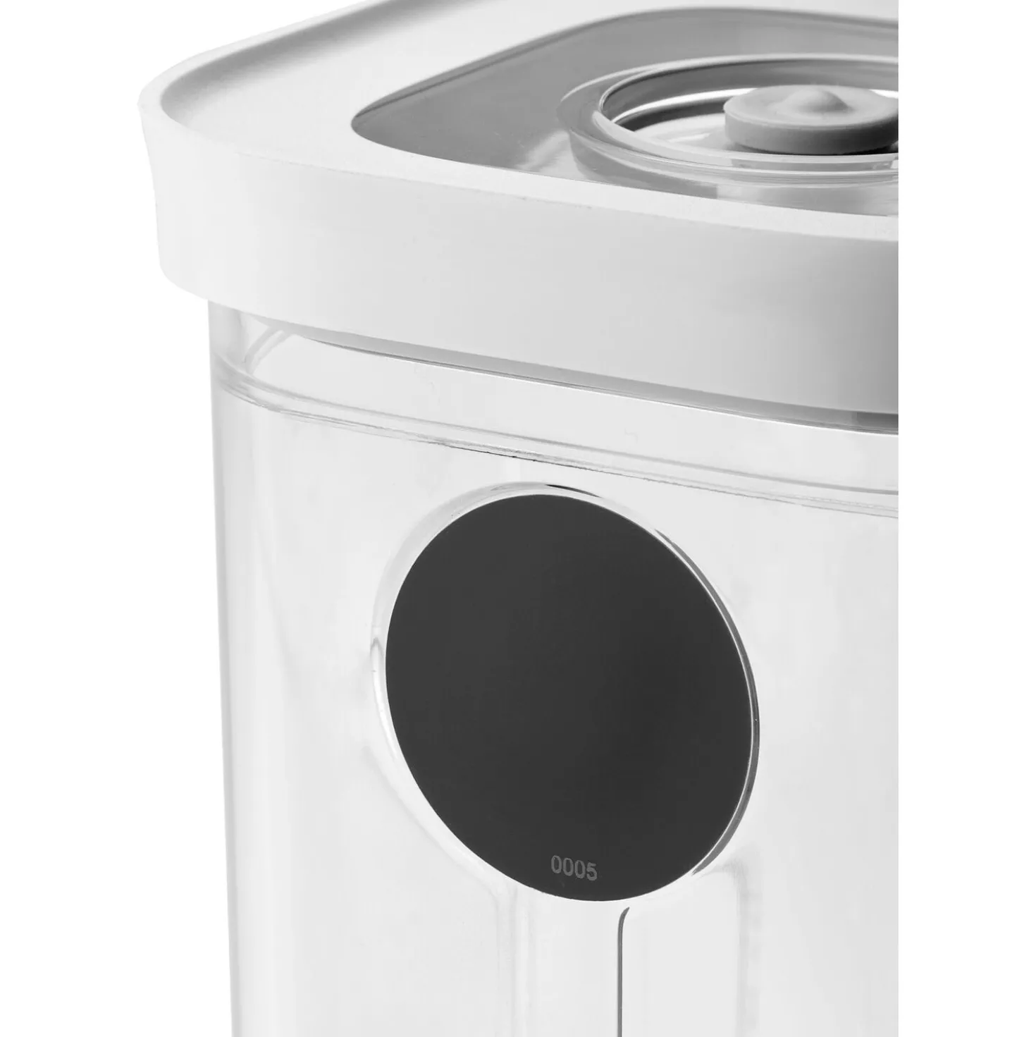 Set CUBE, M / 5-pcs, transparent-blanc