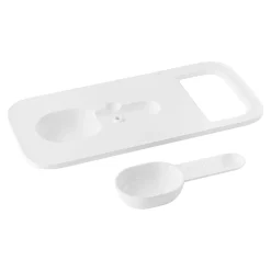 Set CUBE, M / 5-pcs, transparent-blanc