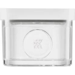 Set CUBE, S / 6-pcs, transparent-blanc