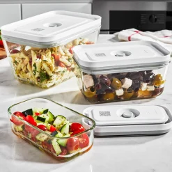 Set d'accessoires sous vide, verre