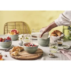 Set de bols avec couvercle / 6-pcs, 12cm/Eucalyptus