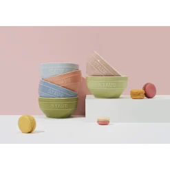 Set de bols macaron 12 cm / 6-pcs