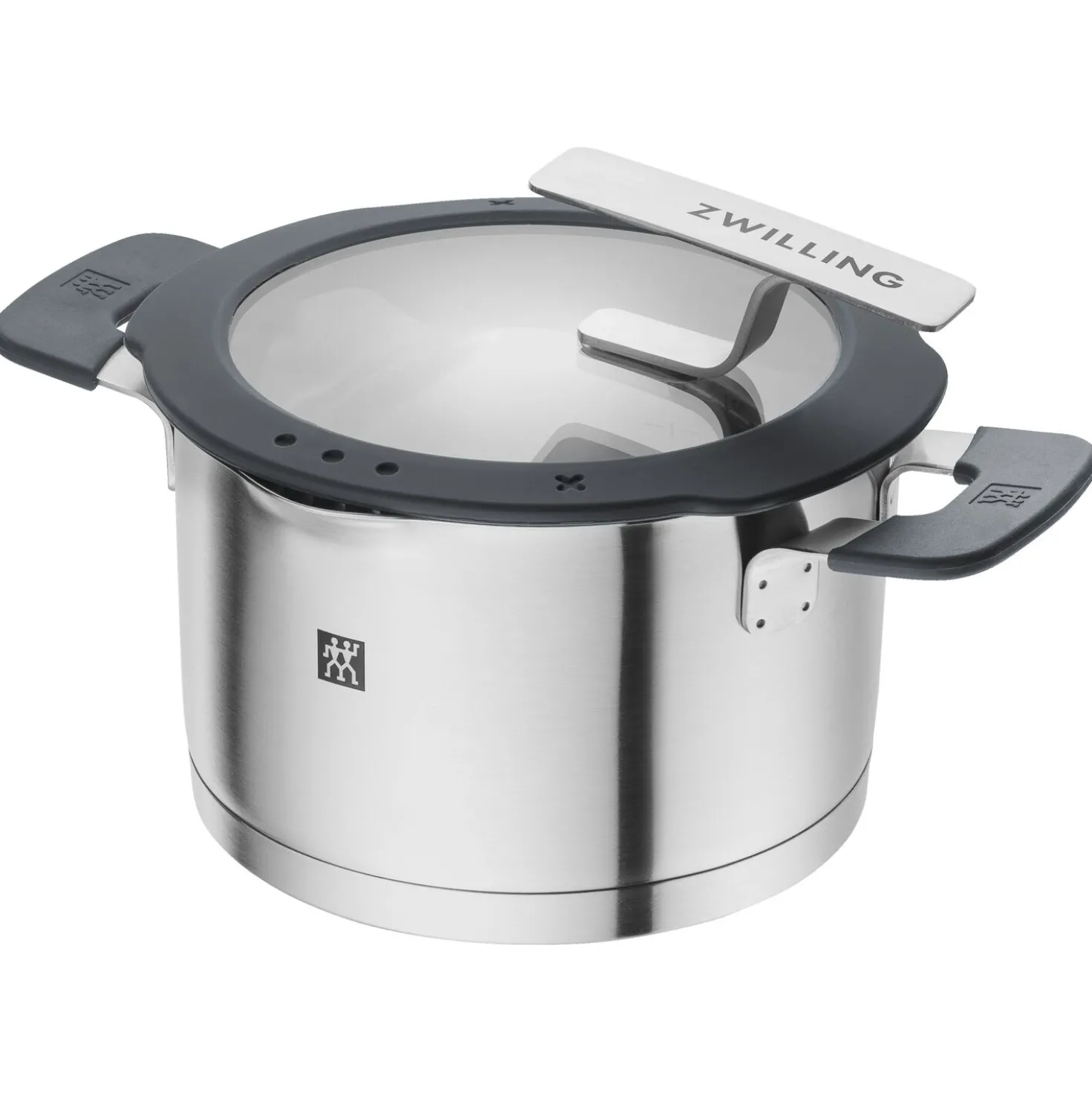 Set de casseroles, 5-pcs, Acier inoxydable