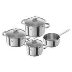 Set de casseroles, 4-pcs, Inox 18/10