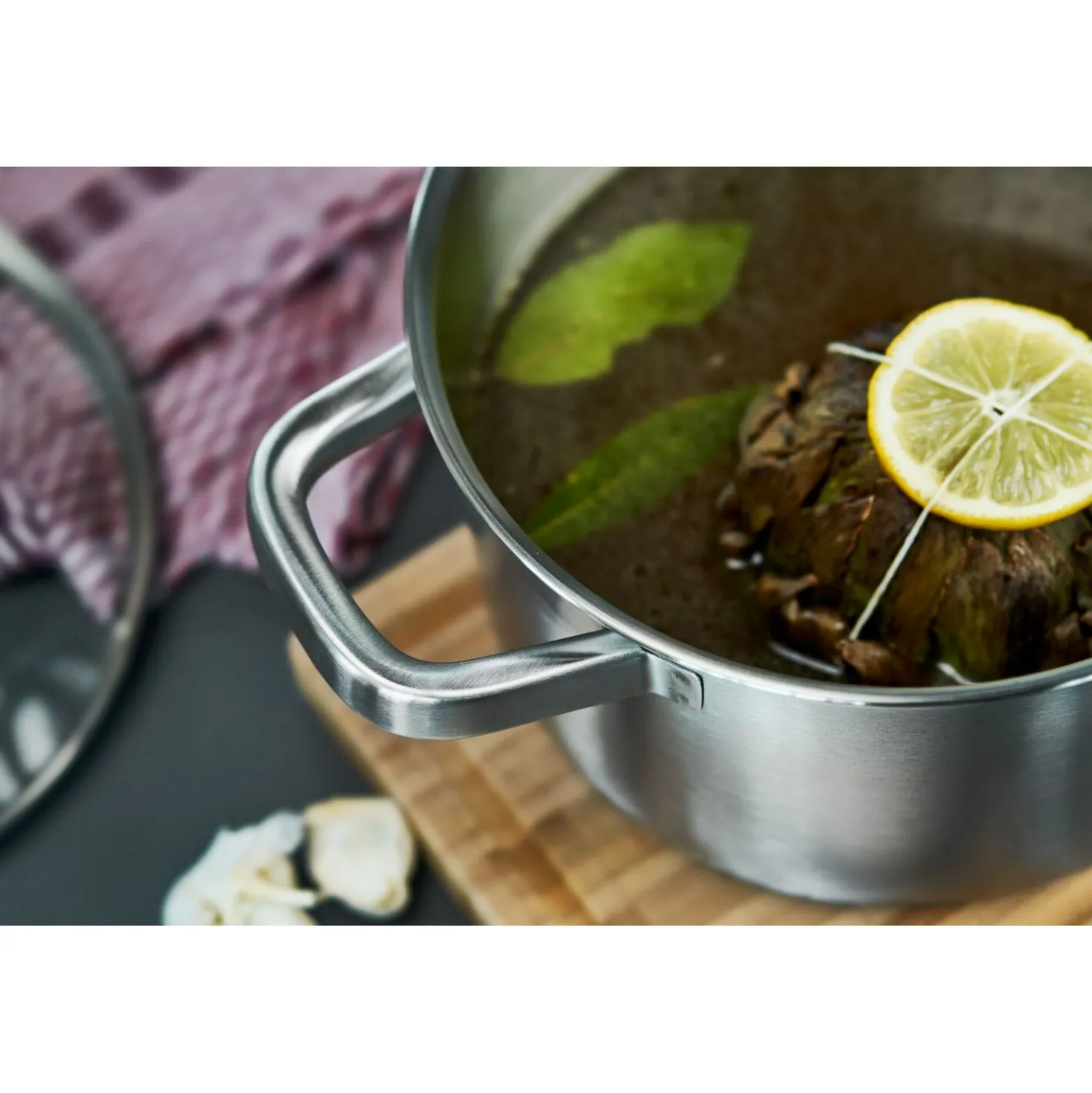 Set de casseroles, 4-pcs, Inox 18/10