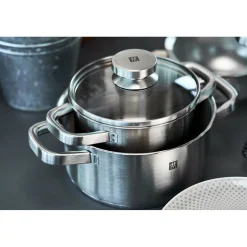 Set de casseroles, 4-pcs, Inox 18/10