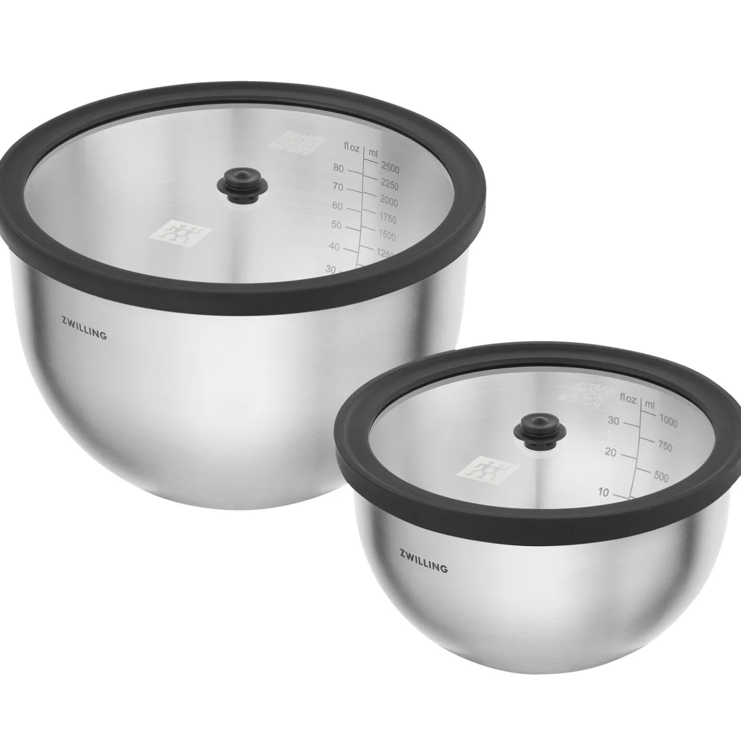 Set de démarrage avec poêles, casseroles, bols, couvercles et accessoires, 15-pcs