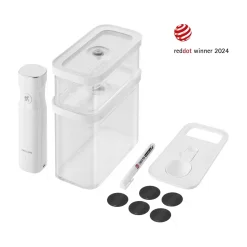Set de démarrage sous vide CUBE, M / 5-pcs, transparent-blanc