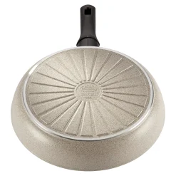 Set de poêles, 3-pcs. /20/24/28 cm, beige, Aluminium