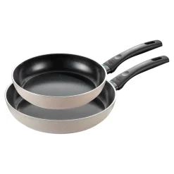 Set de poêles, 2-pcs. /24/28 cm, beige, Aluminium