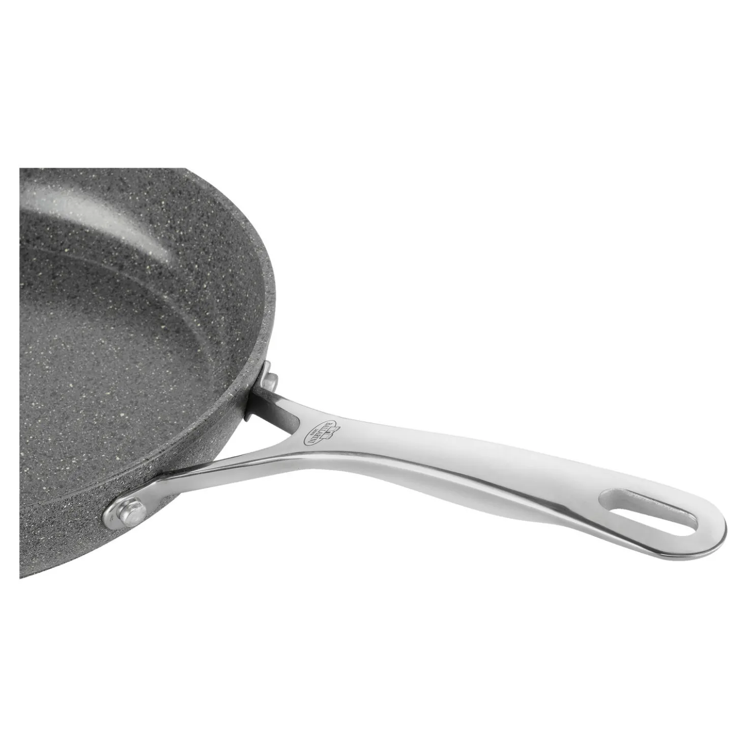 Set de poêles, 3-pcs. /20/24/28 cm, gris pierre, Aluminium