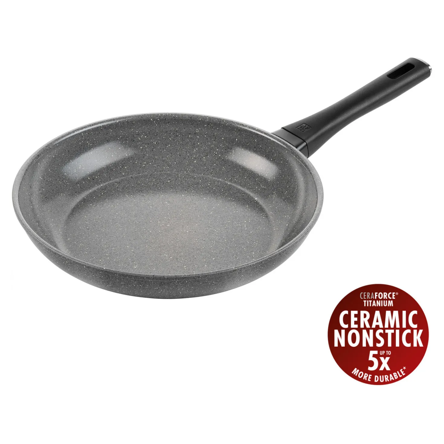 Set de poêles, 2-pcs. /4/28 cm, gris, Aluminium